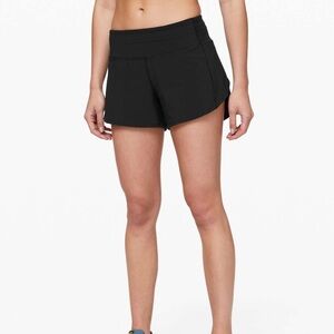 Lululemon Speed Up HR short 4” lined in black